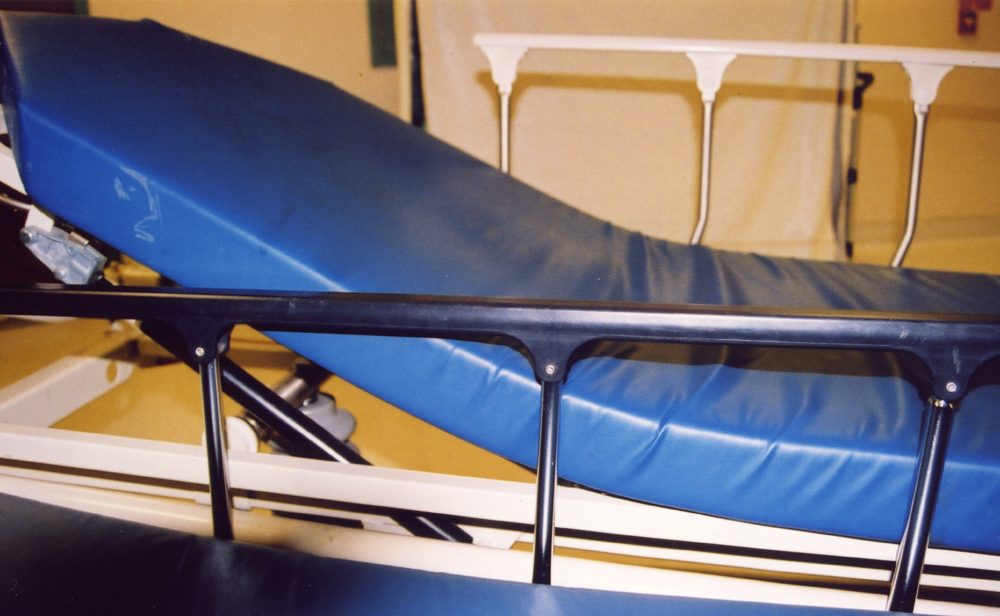 hospital bed for a russian woman