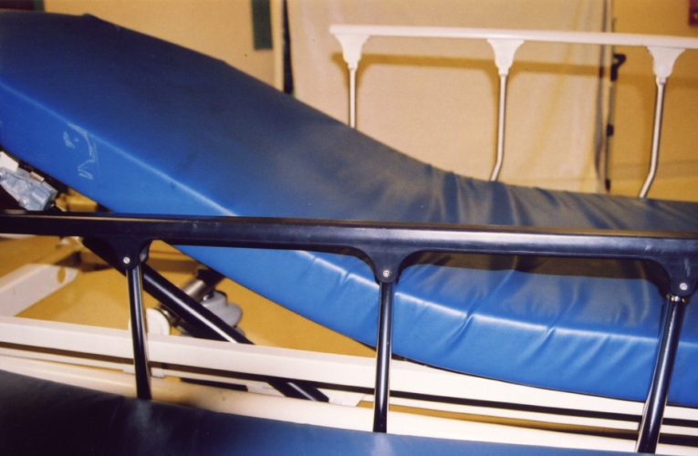 hospital bed for a russian woman
